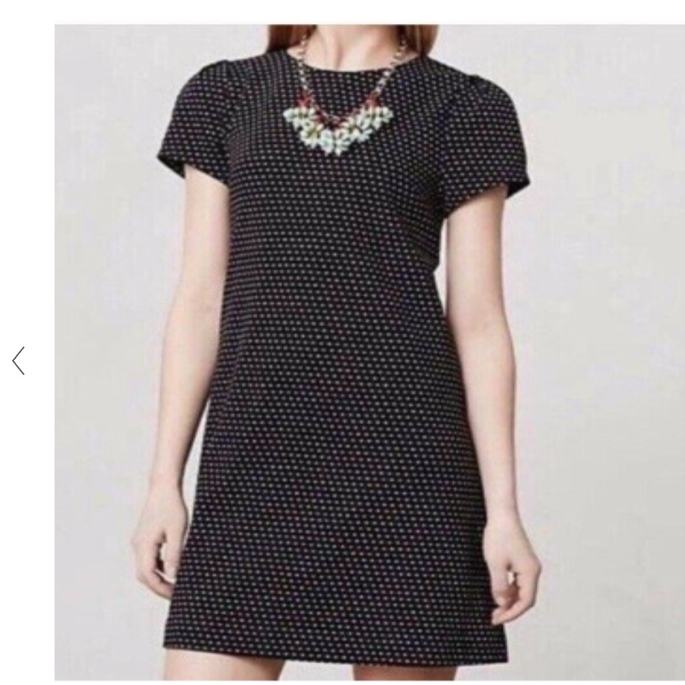 anthropologie maeve polka dot shift dress 4